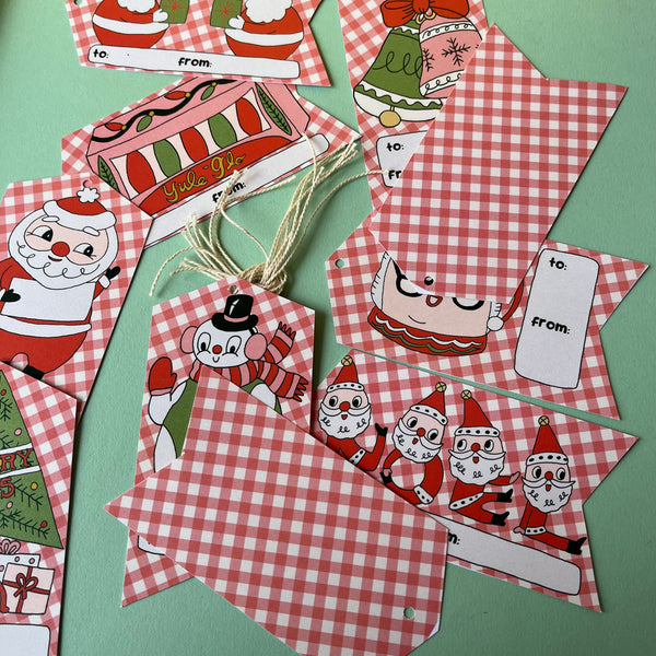 Holiday Gift Tags Set of 10