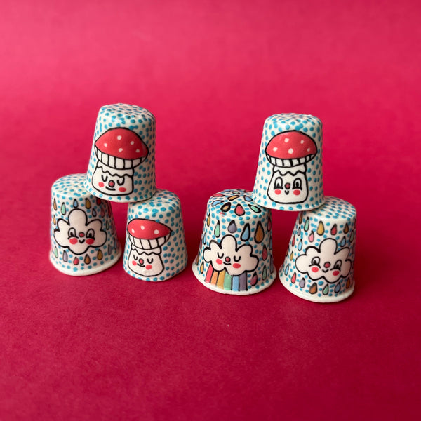 Ceramic Slip Cast Thimbles