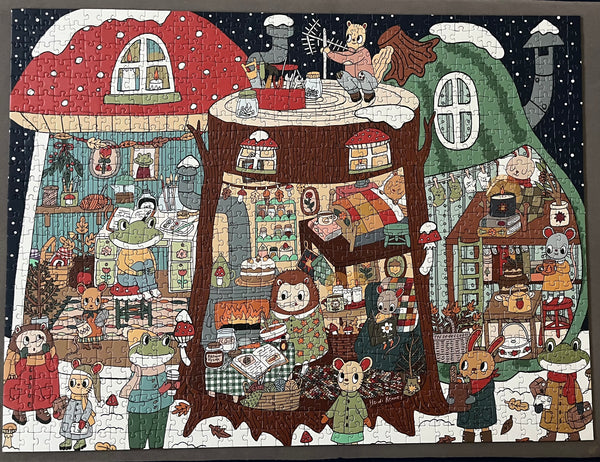 Winter Home 1000 Piece Jigsaw Puzzle