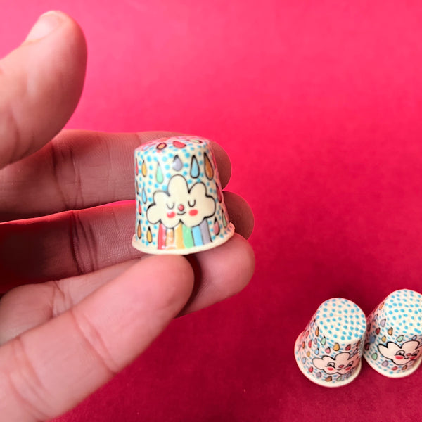 Ceramic Slip Cast Thimbles