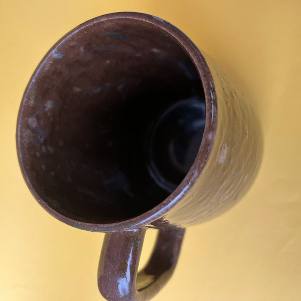 Ceramic Wheel Thrown Spider Flower Mug 17oz