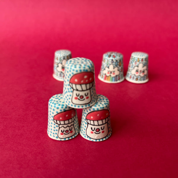 Ceramic Slip Cast Thimbles