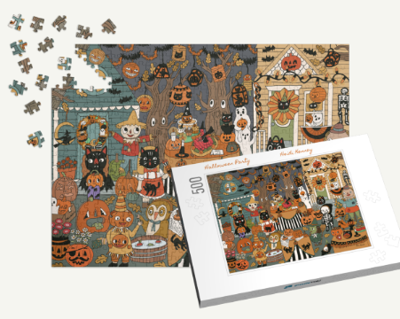 Halloween Party 500 Piece Jigsaw Puzzle
