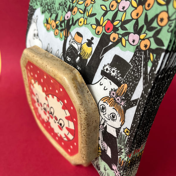 Ceramic Slip Cast Snowman Peppermint Coffee Filter Holder (or for napkins)