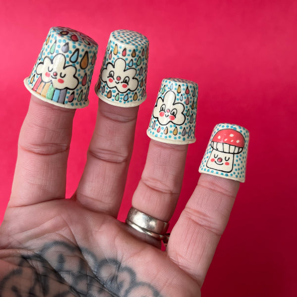 Ceramic Slip Cast Thimbles