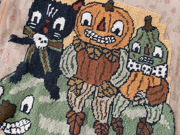 Pumpkin Pals Cross Stitch Pattern (digital download)