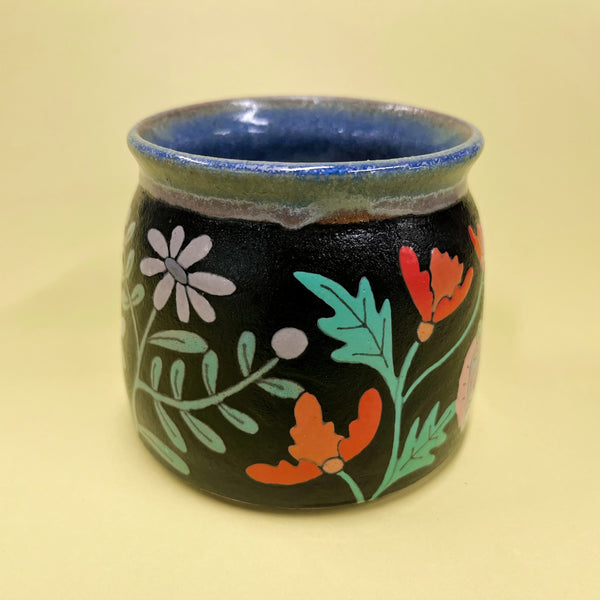 Ceramic Wheel Thrown Frog Mug 11oz