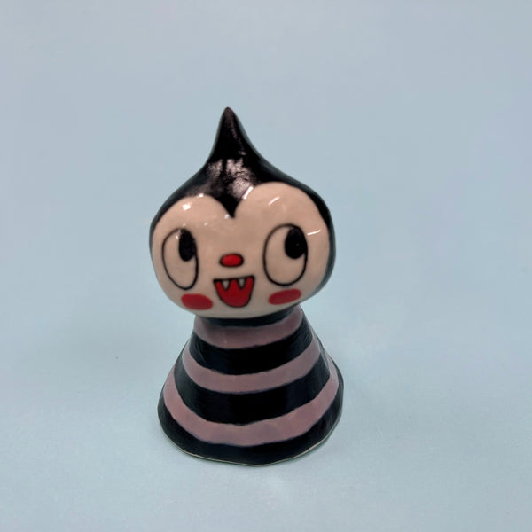 Ceramic Hand Built Bell Spider, Bee, Ladybug