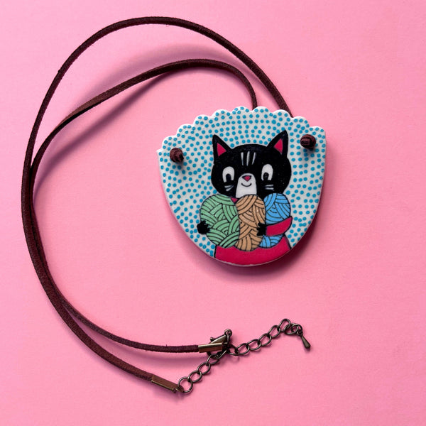 Ceramic Hand Built Necklace