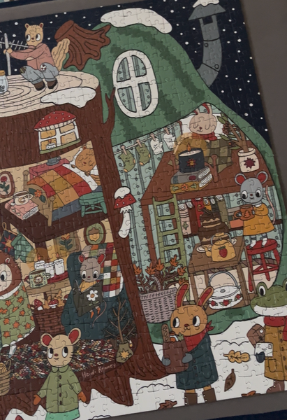 Winter Home 1000 Piece Jigsaw Puzzle