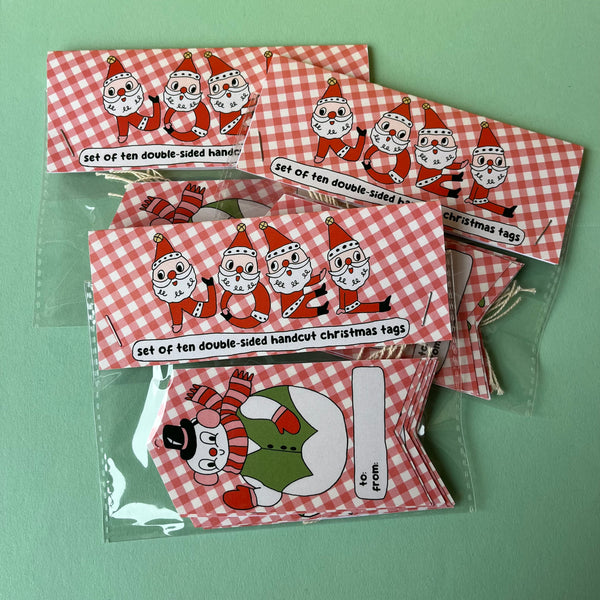 Holiday Gift Tags Set of 10