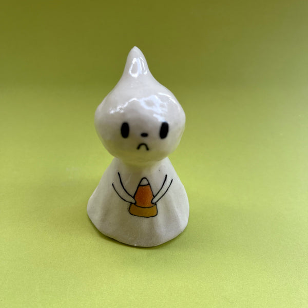 Ceramic Hand Built Ghost Bell