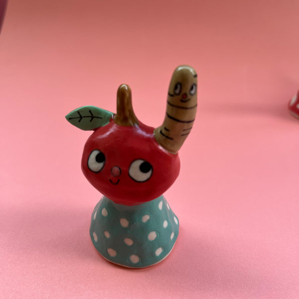 Ceramic Hand Built Garden/Nature Bell