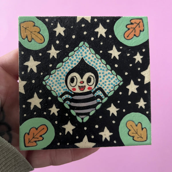 Ceramic Hand Built Tile 3.75x3.75"