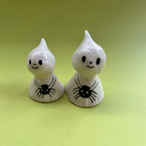 Ceramic Hand Built Ghost Bell