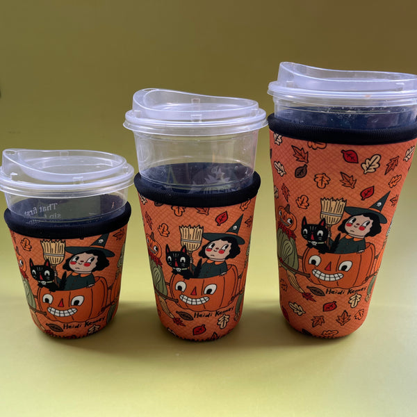Halloween Parade Neoprene Cold Drink Sleeve
