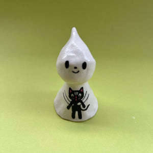 Ceramic Hand Built Ghost Bell