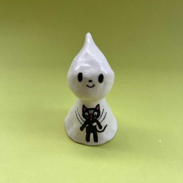 Ceramic Hand Built Ghost Bell