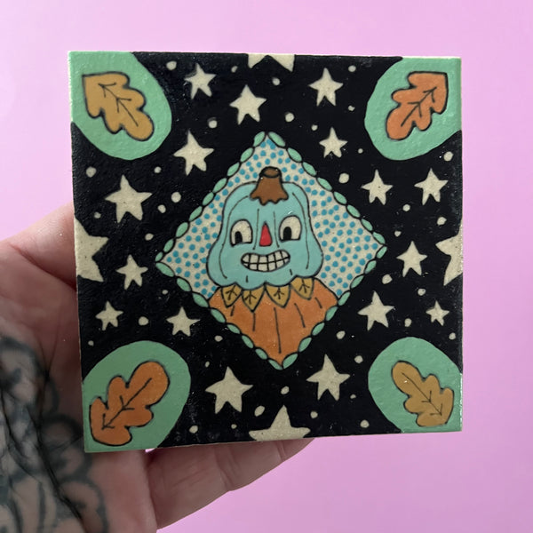 Ceramic Hand Built Tile 3.75x3.75"