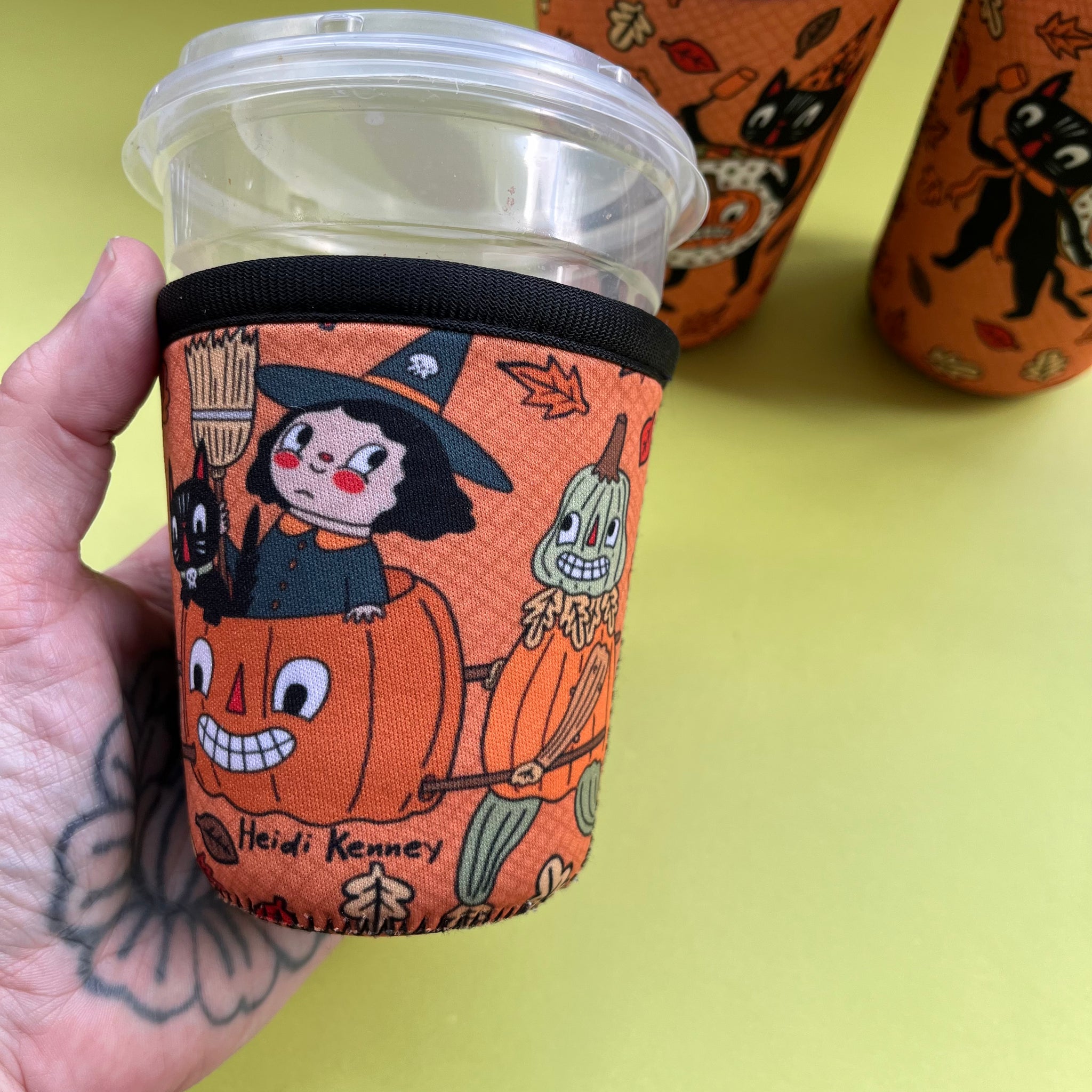 Halloween Parade Neoprene Cold Drink Sleeve