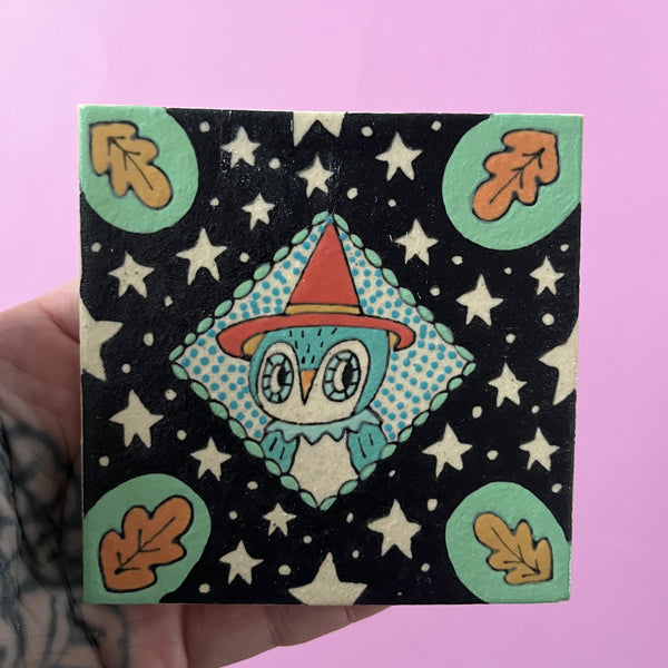 Ceramic Hand Built Tile 3.75x3.75"