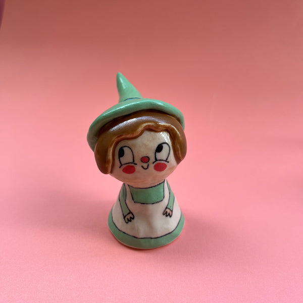 Ceramic Hand Built Garden/Nature Bell