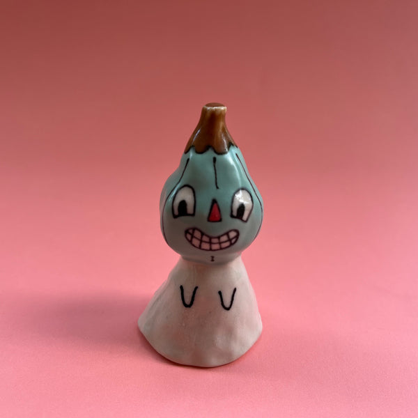 Ceramic Hand Built Gourd Bell