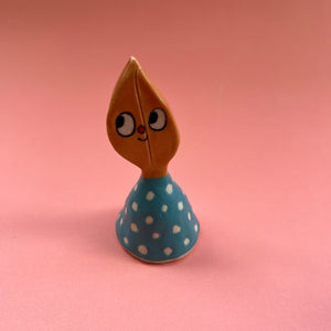Ceramic Hand Built Garden/Nature Bell