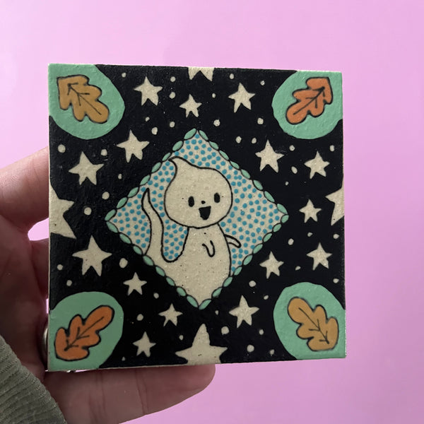 Ceramic Hand Built Tile 3.75x3.75"