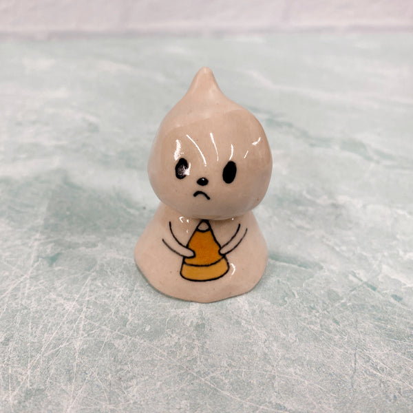 Ceramic Hand Built Ghost Bell