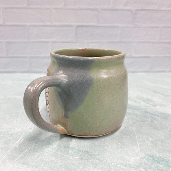 Ceramic Wheel Thrown Witch Mug 13oz