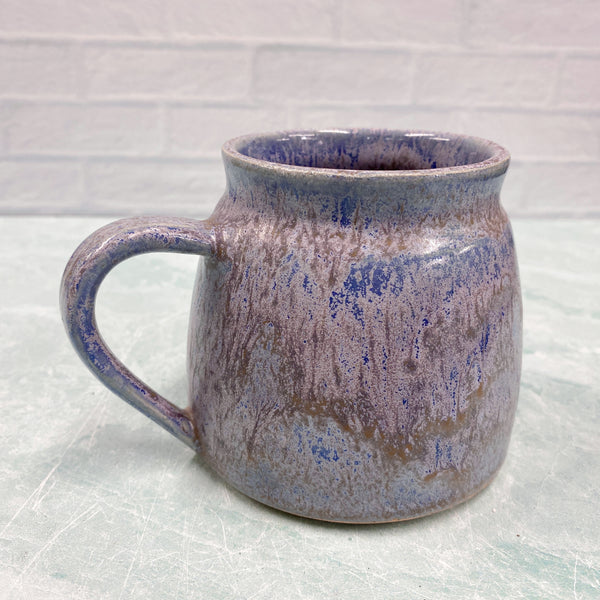 Ceramic Wheel Thrown Halloween Mushroom Pumpkin Drink Mug 14oz