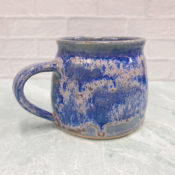 Ceramic Wheel Thrown Halloween Pumpkin Mug 14oz