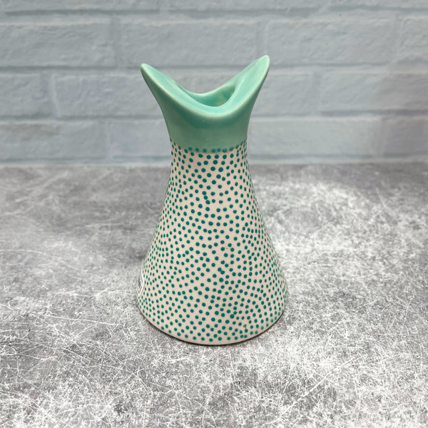 Ceramic Slip Cast Candlestick Holder