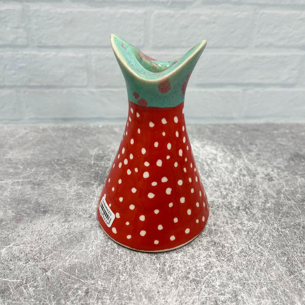 Ceramic Slip Cast Candlestick Holder