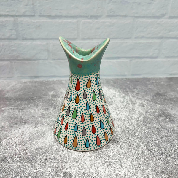 Ceramic Slip Cast Candlestick Holder