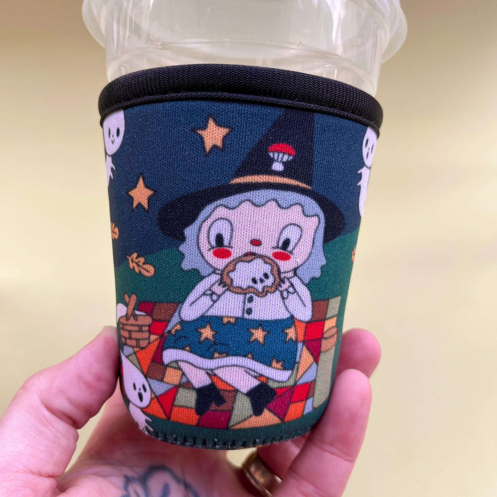 Graveyard Witch Neoprene Cold Drink Sleeve