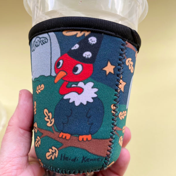 Graveyard Witch Neoprene Cold Drink Sleeve