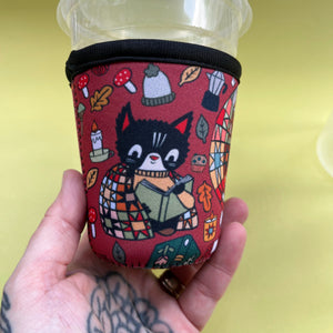Cozy Cats Neoprene Cold Drink Sleeve