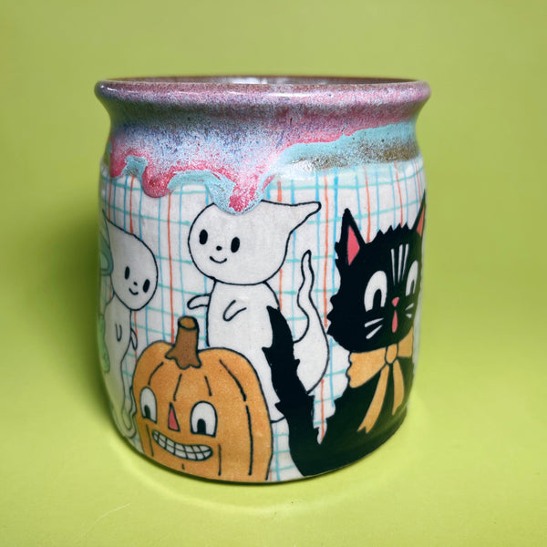 Ceramic Wheel Thrown Witch Mug 15oz