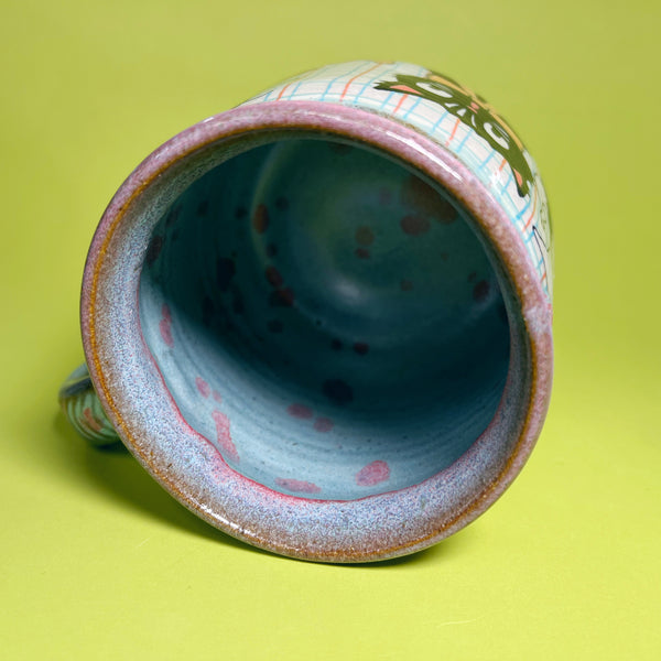 Ceramic Wheel Thrown Witch Mug 15oz
