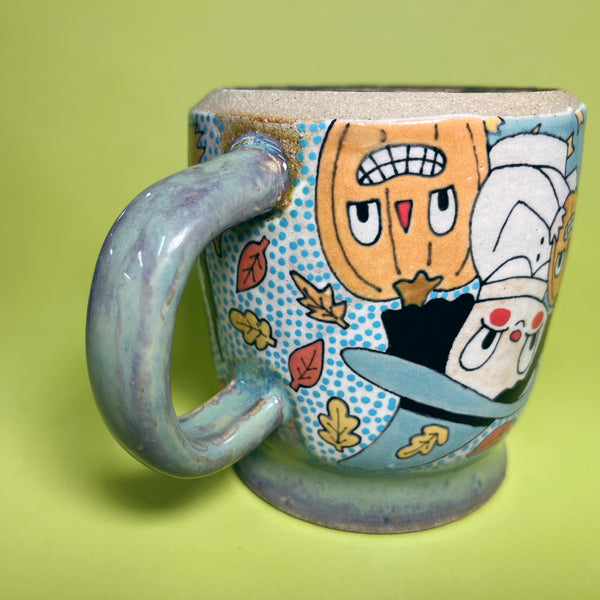 Ceramic Wheel Thrown Witch Mug 12oz