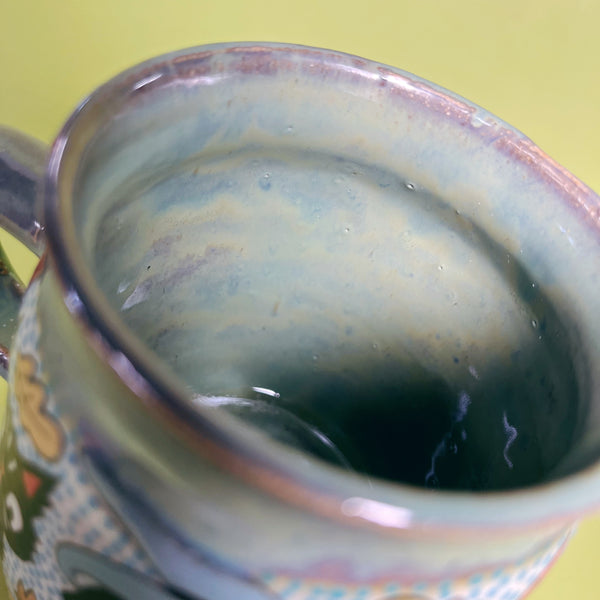 Ceramic Wheel Thrown Witch Mug 12oz