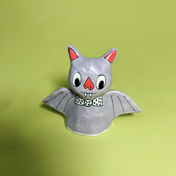 Ceramic Hand Built Bell Bat Spider