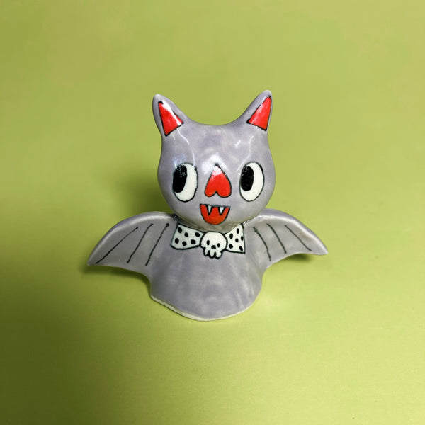 Ceramic Hand Built Bell Bat Spider