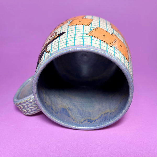 Ceramic Wheel Thrown Cheez-it Cockroach Mug 15oz