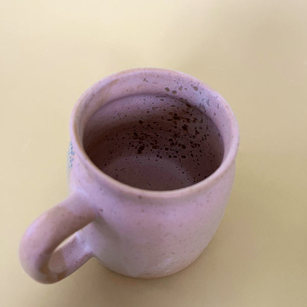 Ceramic Wheel Thrown Mug Spider Mushroom 16oz
