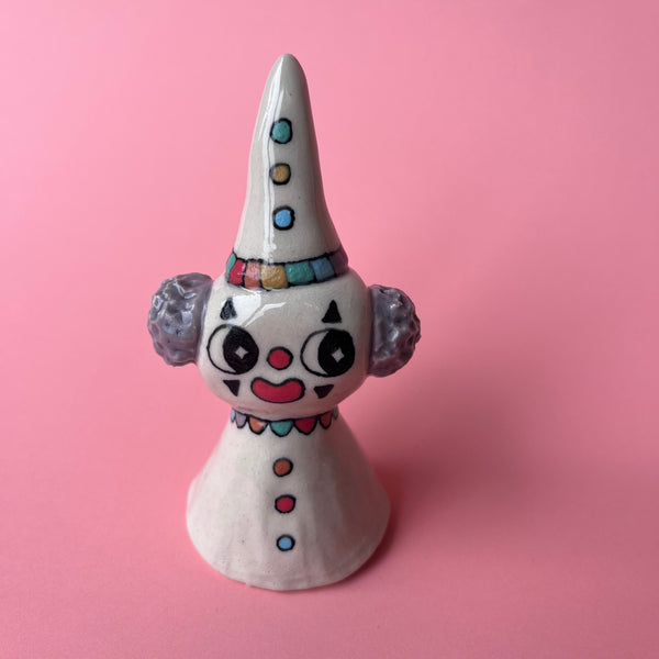 Ceramic Hand Built Bell Clown