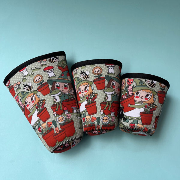 Garden Witch Neoprene Cold Drink Sleeve
