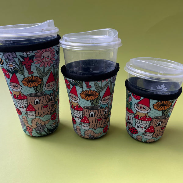 Frog & Gnomes Neoprene Cold Drink Sleeve